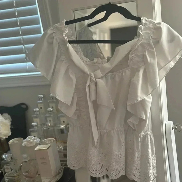 2 for $20 Milk and Honey  Crop top with ruffles - Picture 6 of 10